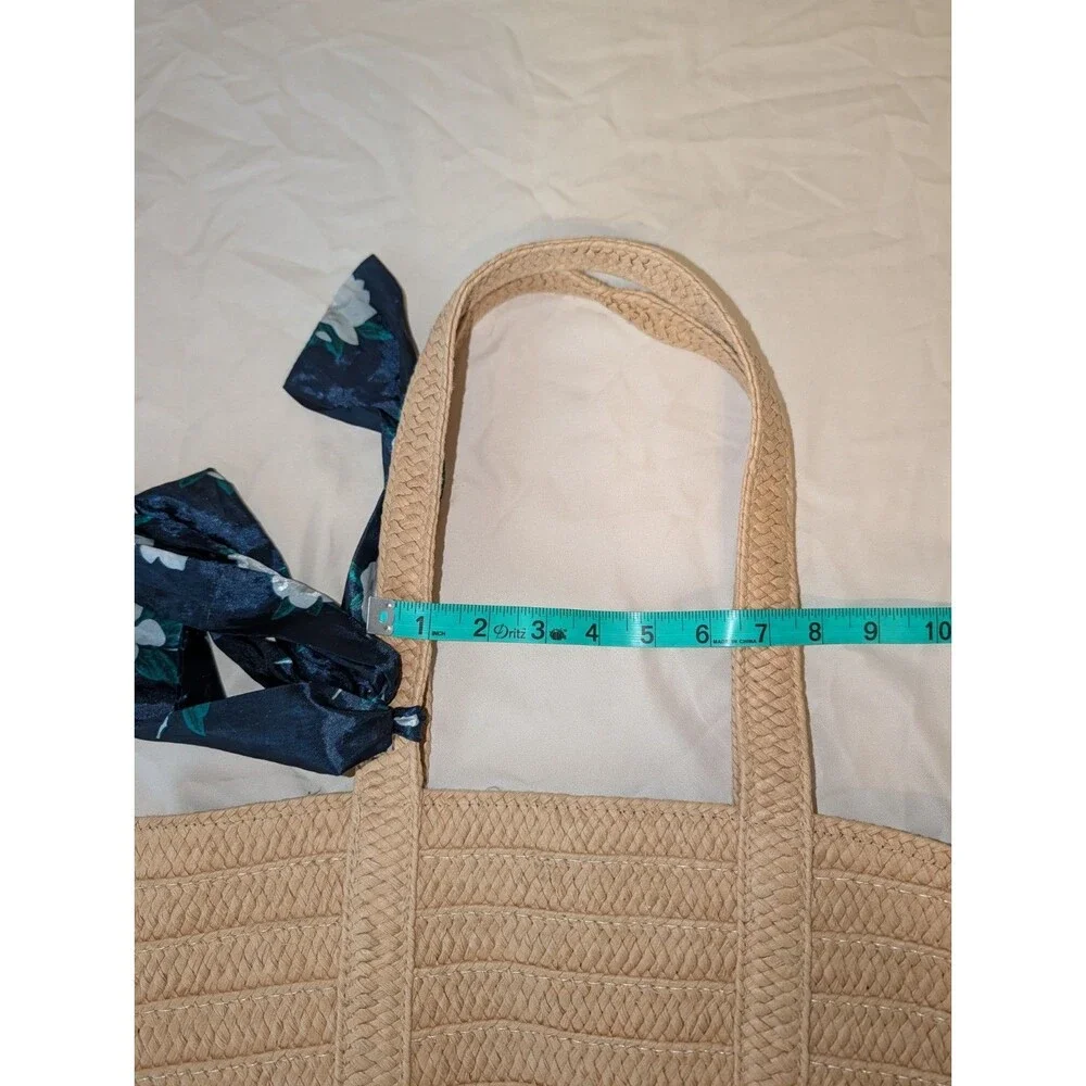 Draper James Beige Medium Tote Bag